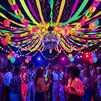 Taobary Neon Party Decorations 600 Sheet Paper Chain for Birthday - Image 2