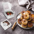 KPOSIYA 120pcs Small Cookie Boxes with Window, 4x4x2.5 Silver Bakery Box - Image 2
