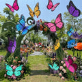 18Pcs Large Butterfly Party Decoration 3D Bright Color Hanging by Unknown