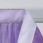 Suppromo Purple Tulle Table Skirt Tutu Table Cloth for Rectangle Tables or Round Tables for Baby Shower Girl Mermaid Birthday Party Wedding Cake Dessert Home Decoration(L14(ft) H 30in, Purple) - Image 5