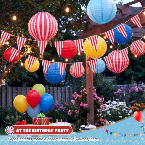 Hortsun Carnival Circus Party Decorations,Multicolor - Image 6