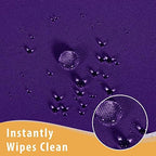 Obstal 2 Pack Table Clothes for 6 Foot Rectangle Tables, Purple - Image 3