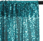 Poise3EHome Teal Sequin Backdrop Curtain,4 Panels 2FTx8FT Glitter Background for Party Birthday Party Baby Shower Wedding Christmas Thanksgiving Halloween Holiday Festival Decor - Image 4