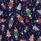 Jillson Roberts Christmas Wrapping Paper Roll Bundle with Cut Lines on Reverse (25 sq ft per roll, 100 Total Sq Ft) Polar Bear, Nutcracker Ballet, Gnome for Christmas, Snowman Party, 4 Pack - Image 4