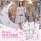 145 Pieces Little Snowflake Baby Shower Favors for Guest Pink Girl Ballpoint Pens and Keychains Gifts Bulk Winter Retractable Baby Shower Pens Gender Reveal Thank You Cards Souvenirs Prizes - Image 5