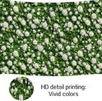 20X10FT Greenery Grass Backdrop Wedding Backdrop Anniversary Ceremony Photography Background Bridal Floral Grass Birthday Baby Shower Party Decorations Banner Flower Wall Family Photo Booth Props - Image 7