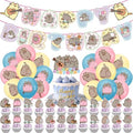 Adorable Cat Party Decorations Kit - Includes Banner, Balloons, Cake/Cupcake Toppers & Hanging Swirls, Perfect for Birthday, Graduation & Themed Pet Parties by Unknown