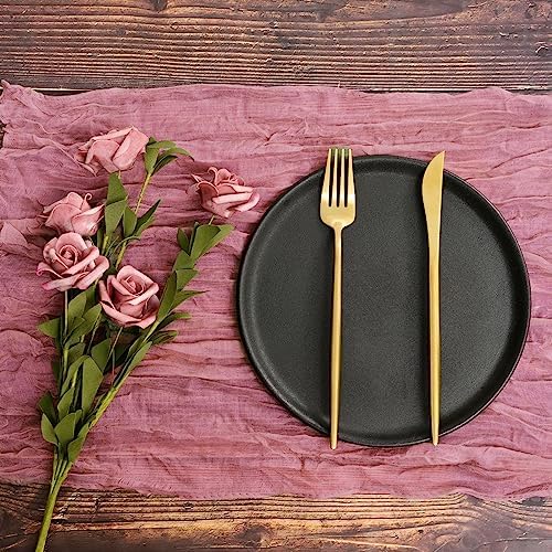 fani 100 Pack Gauze Cheesecloth Napkins, 20 x 20 in, Dusty Rose - Image 4