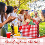 Landhoow Gift Bags Large Party Favors Reusable Tote Non Woven Candy Totes for Birthday Party Supplies(16.6" x 13" x 7.1") - Image 3