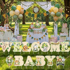 Ripeng 13 Pcs Safari Baby Shower Decorations Woodland Animals Welcome Baby Yard Signs with Stakes 15 Inch Tall Lawn Signs for Gender Reveal Theme Birthday Party Indoor Outdoor Supplies - Image 5