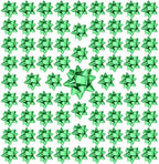 110 Pcs Decorate Supplies Shiny Bows for Gift Wrapping, 1 in Mini Gift Wrap Bows for Xmas Decor, Hanukkah, Birthdays, Weddings, Bridal Showers, Baby Showers Occasion (Metallic Green 110 Pcs Set) by PendantofLuck