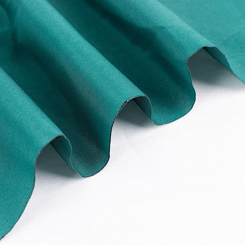 54-Inch x 10 Yards Peacock Teal Polyester Fabric by The Bolt - Wedding Party Decorations Sewing DIY Crafts Costumes - Image 5