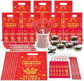 Resurhang 125 Pcs Red Ribbon Week Awareness Assortment Bulk Anti-drug Awareness Paw-sitive Choices Theme Items Wristband Pencils Paw Print Eraser Drug Free Bags Giveaways for Red Ribbon Week Supply by Resurhang
