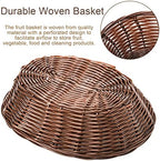 Yesland 16 Pcs Plastic Oval Basket for Gifts Empty, Small Bread Basket Food Storage Baskets with Clear Gift Bags and Colorful Pull Bows, 9 X 6 X 2.5 Inches Bin for Kitchen Restaurant Christmas - Image 4
