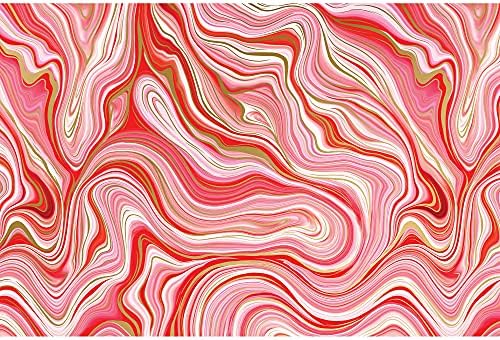 Jillson & Roberts 20" x 30" Printed Christmas Gift Tissue, Marbleized Red (48 Folded Sheets) - Image 3
