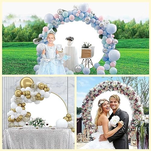 Diameter 6.5ft Baseball Birthday Round Backdrop Cover Red Grey White Sports Basebaball for Boy Kids Sports Athlete Newborn Gender Reveal Party Photography Background Cake Table Banner Decor - Image 5