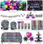 Cheetah Birthday Decorations, All In One Decor Set for 20 Guests - Image 2