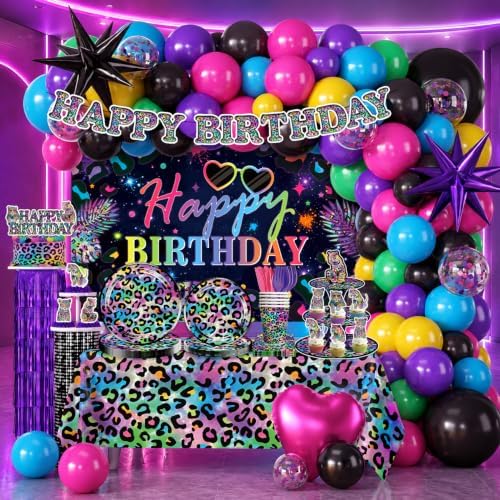 Cheetah Birthday Decorations, All In One Decor Set for 20 Guests by Unknown