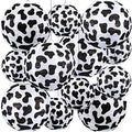Hortsun 12 Pcs Cow Party Decorations Farm Cow Paper Lanterns Cow Barnyard Farm Lanterns Western Cowboy Party Paper Lantern Decoration for Cowboy Cowgirl Farm Themed Birthday Baby Shower Supplies by Hortsun