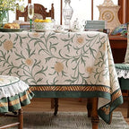 patdrea Designer Vintage French Tablecloth,Square,55"x55" - Image 2