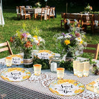 Ziliny 200 Pcs Sweet as Can Bee Baby Shower Paper Plates Napkins Cups Honey Bee Party Decoration Honeybee Party Supplies Disposable Tableware Set for 50 Guest Boy Girl Birthday - Image 4
