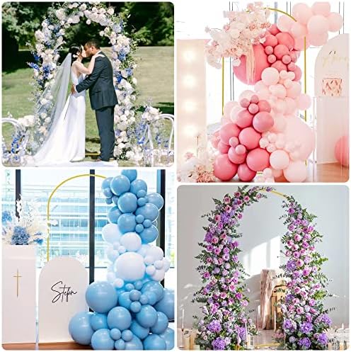 Putros Arch Backdrop Stand and Cover Set, 6.6ft Arch Stand with White Cover - Image 7