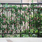 4PCS x 6FT Rose Garland Artificial Flower Vine for Home Decor, Pink - Image 4