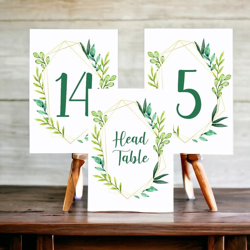 Wedding Art Wedding Table Number Cardss 1-100 Double Sided For Reception Event Party Baby Shower Birthday 4x6 - Image 3