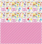 WRAPAHOLIC 30 Inch Jumbo Reversible Birthday Wrapping Paper - 30 Inch X 100 Feet Jumbo Roll - Birthday Party Design, Perfect for Celebration, Baby Shower and More Occasions - Image 6