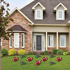 Big Dot of Happiness End Zone - Football Lawn Decorations - Outdoor Baby Shower or Birthday Party Yard Decorations - 10 Piece - Image 3