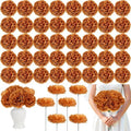 56 Pcs Peonies Artificial Flowers, 4.7’’ Fake Peonies - Dark Brown by Scawim