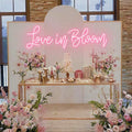 Love in Bloom Neon Sign, Wedding LED Light Sign by ANROOMZI