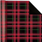 WRAPAHOLIC 30 Inch Jumbo Reversible Plaid Wrapping Paper - 30 Inch x 100 Feet Jumbo Roll Red and Black Plaid Christmas Wrapping Paper for Christmas, Birthday, Baby Shower, Holiday - Image 3