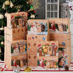 JOYIN 24 PCS Christmas Cookie Gift Baking Box 8.75" x 5.75" x 2.75” with Window Auto-Popup, Xmas Holiday Treat Boxes Containers with Tags for Party Favor Pastries, Cupcake, Brownies, Donut Gift-Giving - Image 7