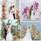 Putros Arch Backdrop Stand, 7.2ft & 6ft, Metal Wedding Arch Stand, White - Image 6