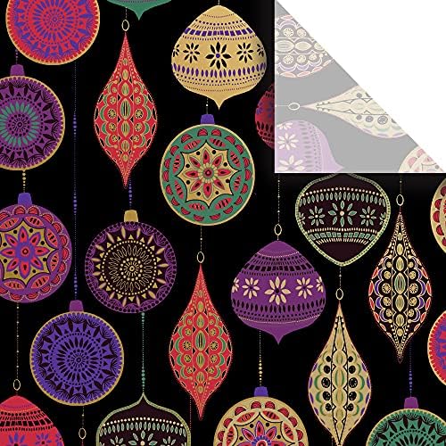 Jillson Roberts Premium Bulk 20" x 30" Printed Tissue for Wrapping and Gift Bags, Opulent Ornament, 240 Sheets by JILLSONROBERTS