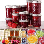 SPANLA Mason Jars Variety Pack, 24 Pack Canning Jars with Regular Lids - Image 6