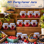 3.4 oz Small Glass Jars with Lids 12PCS, Mini Yogurt Jars for Jam - Image 6