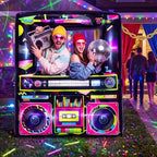 Soulchen 6x5ft Inflatable Boombox Archway LED 90s Party Decor Hip Hop Disco - Image 5