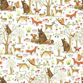 Jillson Roberts 6 Roll-Count Baby Gift Wrap Available in 5 Different Designs, Fairytale Forest by JillsonRoberts