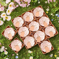 SiliFine 12 Pcs Wedding Favors for Guests Small Ceramic Bowls, Flower, Pink by SiliFine