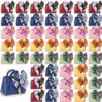 Kacctyen 50 Pack Mini Leather Purse Gift Bags PU Wedding, Elegant Color by Kacctyen