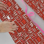 AOFUN Custom Wrapping Paper Picture Unique Wrapping Paper Happy Anniversary Wrapping Paper Personalized Wrapping Paper with Name/Text 5 Rolls 58" x 23" - Image 4