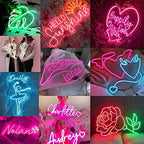 Custom Neon Signs,Personalized LED Neon Light for Home Decor Wedding Birthday Game Room Bar Logo Wall Decor - Image 6