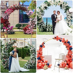 Wokceer Wedding Arch 8.5FT Round Backdrop Stand Gold Circle Balloon Arch - Image 6