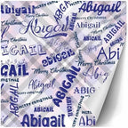 AOFUN Wrapping Paper for Men, Anniversary, Baby, Christmas, Personalized Birthday Gifts - Custom Name, 5 Rolls 58" x 23" - Image 3