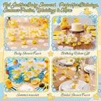 Leelosp Duck Soap Party Favors Gift with Transparent Bags and Thanks Tag for Baby Shower Guest Reveal Baptism Shower Wedding Birthday Summer Party Favor Decorations Supplies(50 Sets,Yellow) - Image 6