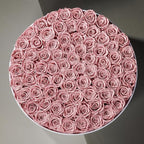 Prifroti 75 Preserved Roses in Suede Box – Luxury Rose Flower Arrangement, Preserved Flowers Gifts for Women, Wife or Mom – Birthday, Anniversary, Valentine’s Day, Mother's Day (Dusty Rose) - Image 4