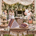 400 Pcs Wood Grain Wedding Supplies for 100 Guests Rustic Party - Image 6