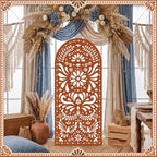 Gerrii 6 ft Cielito Lindo Arch Backdrop, All-in-one Stand up, Brown - Image 5